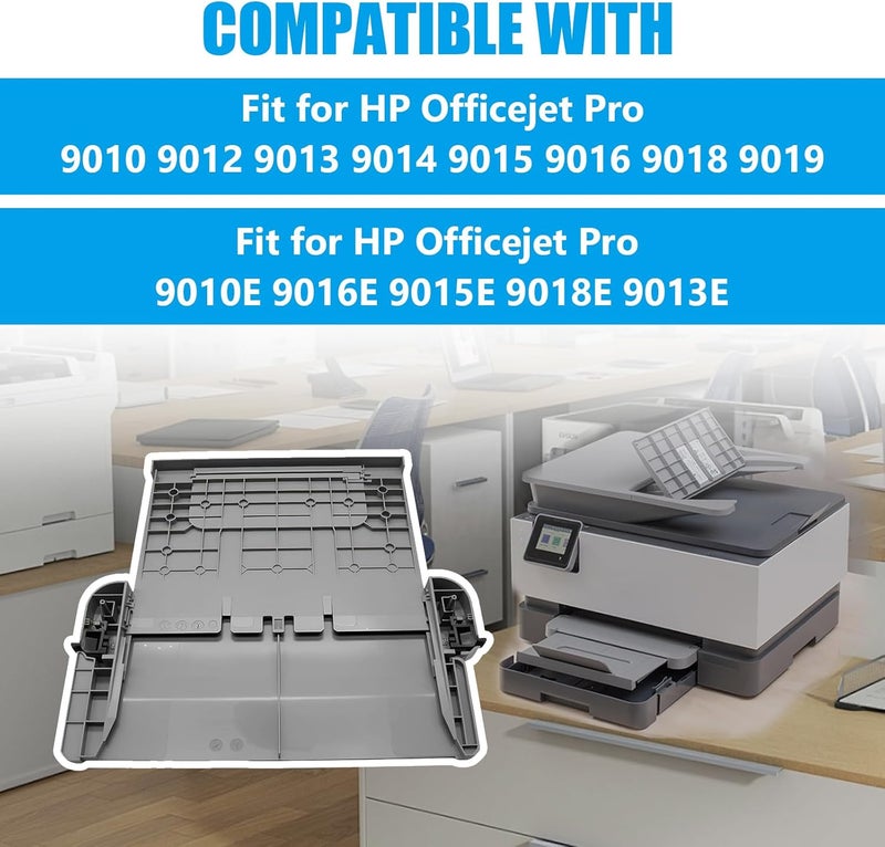 Atsuhut Printer Paper Output Tray Compatible with HP 9010 9012 9013 9014 9015 9016 9018 9019 9010E 9016E 9015E 9018E 9013E Paper Output Tray for HP OfficeJet Pro 9010 - Image 3